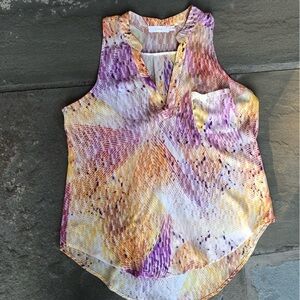 Lush Sunset Color Blouse Size S